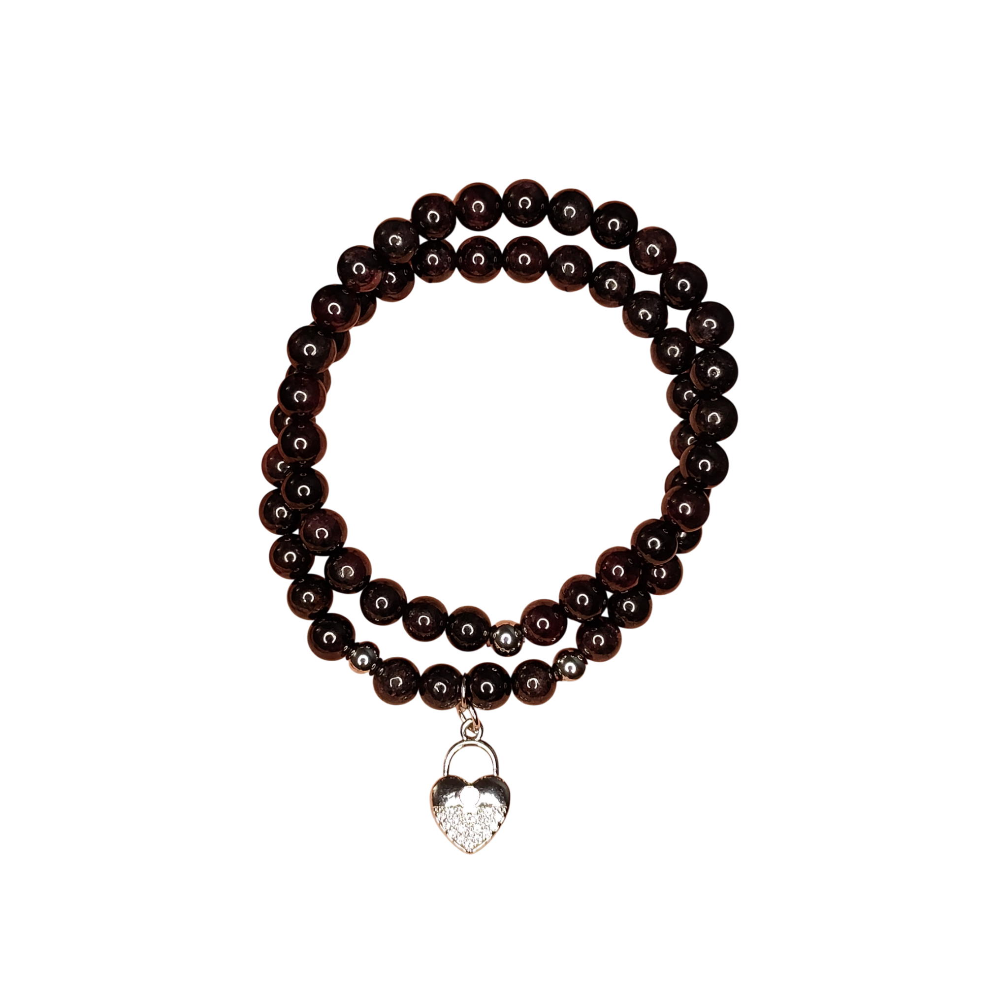 Сет браслетів з гранату